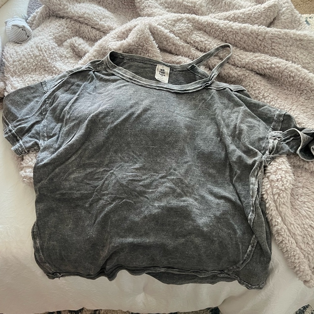 Free People cold shoulder tee
